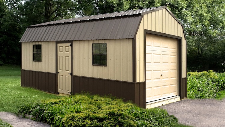 High Barn Garage Metal Storage Shed