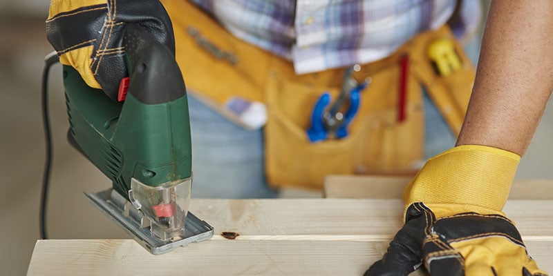 Strategically locate your workbench near an electrical outlet for easy use of power tools.
