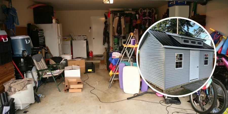 Blog_DeclutterGarageChaosWithAShed_900x450