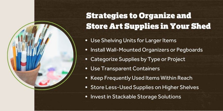 Blog_Strategies to Organize and Store Art Supplies in Your Shed_900x450