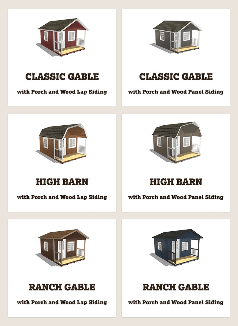 Customize Your Cabin Shed