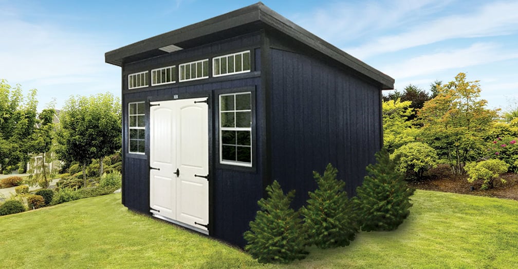 Our Modern Backyard Shed — A Chic Storage Solution