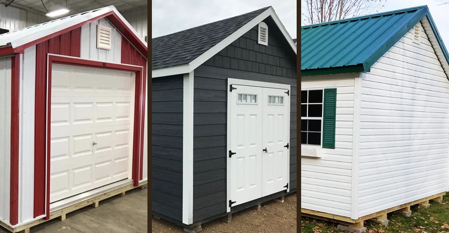 4 Great Shed Siding Options