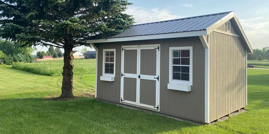 Shed Placement in Landscape