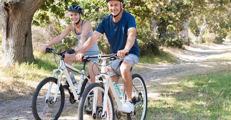 Looking for a bicycle rack? No need, use our recreation shed for bike storage