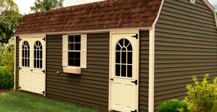 High Barn style sheds makes a perfect home office