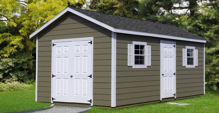 Ranch Gable Roofline—an option for our Garden Shed Package