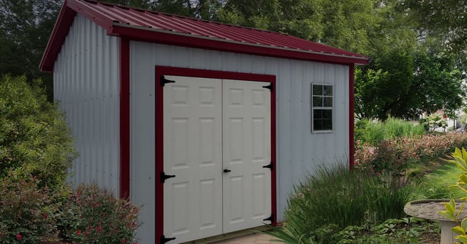 Metal Ranch Style Storage Building