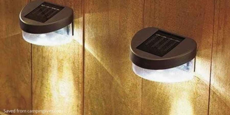 attach solar lights to your deck