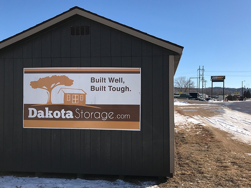 Dakota Storage Buildings' New Ulm, Minnesota Shed Display Lot