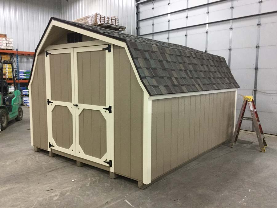 Backyard Shed Exterior Features