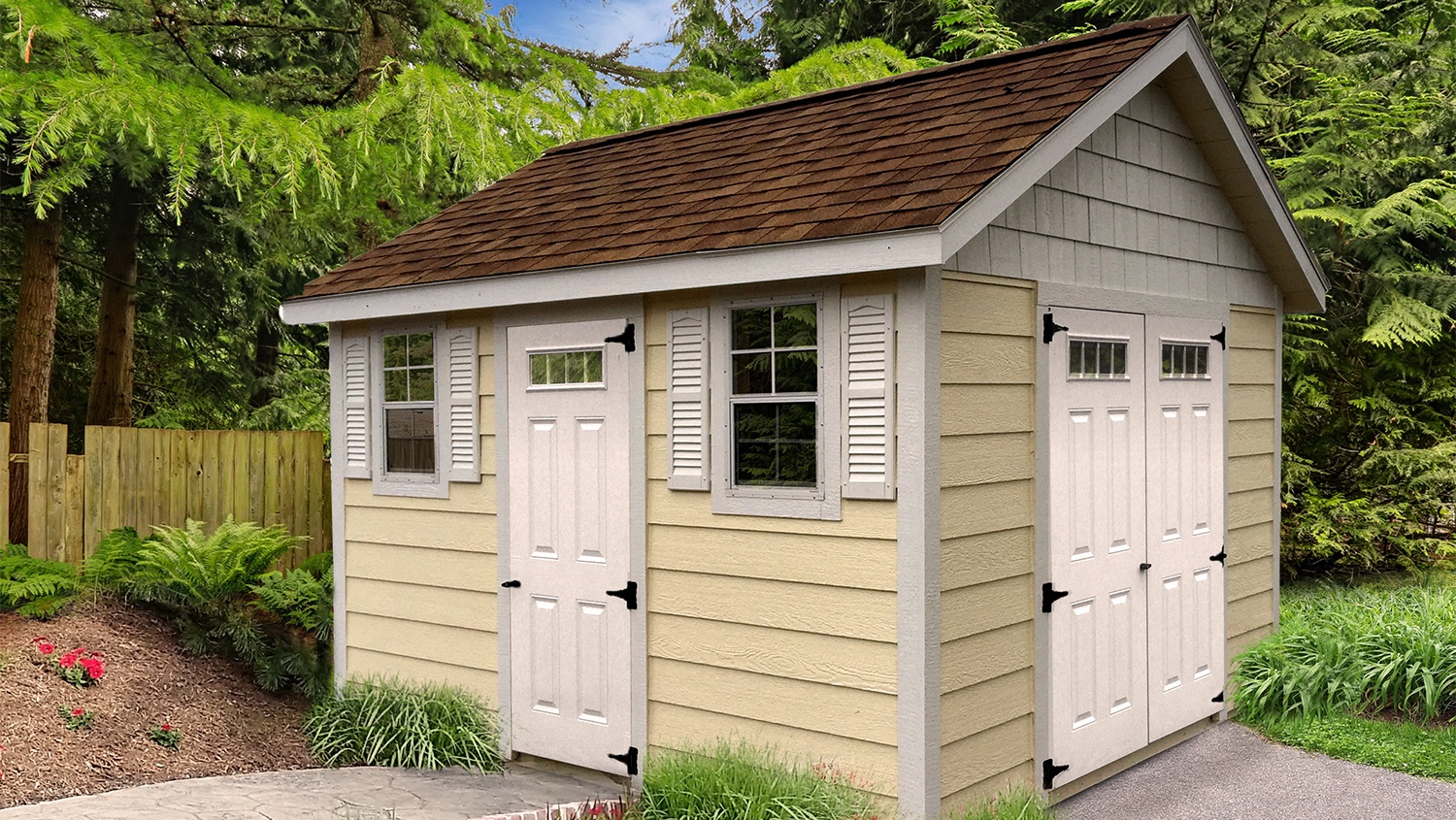 Deluxe Storage Building with Lap Siding