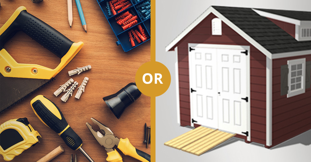 Shed Kits from a Store OR Custom Built Sheds from a Manufacturer?